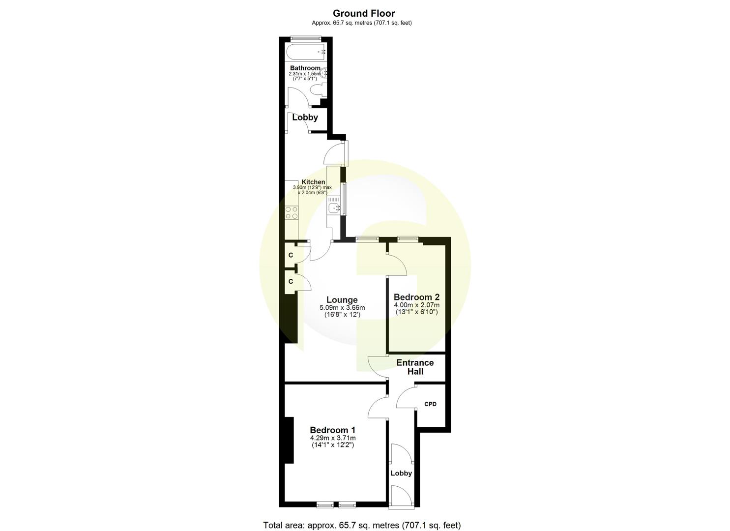 Floorplan.Chirton West View, North Shields